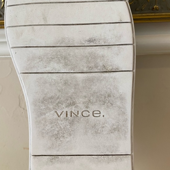 VINCE Blair Slide on Shoes; Black Faux Leather; Good Condition; Size USA 8 - Picture 11 of 13